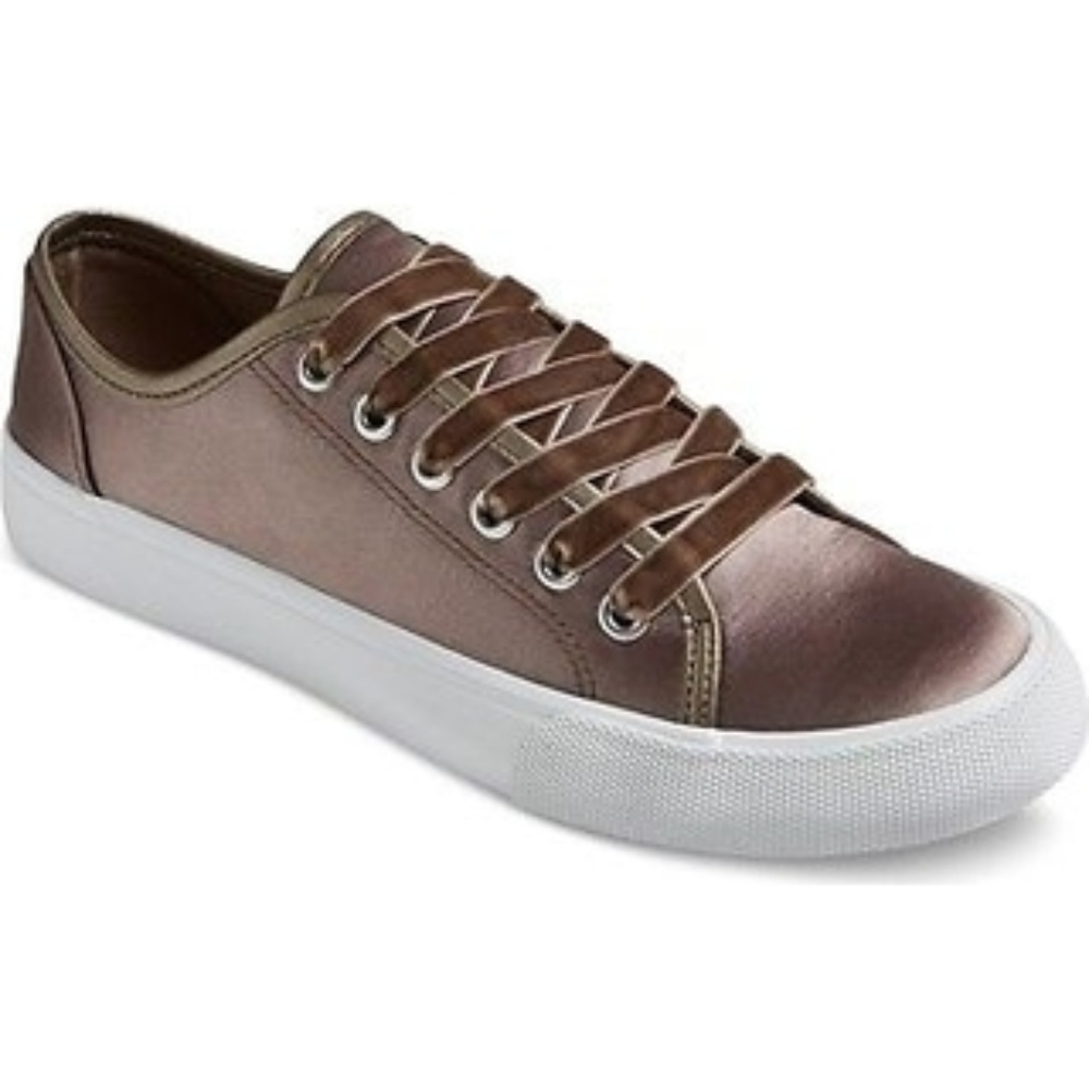 💖 Jena Velvet Lace Women's Sneakers Pewter